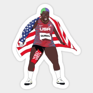 Raven Saunders Shot Put Sticker